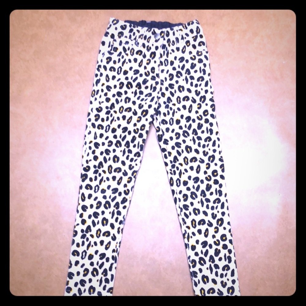 Stella McCartney kids leopard pants NWOT 6